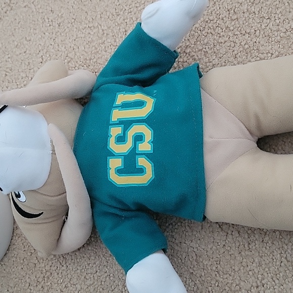 Stuffed animal CSU RAMS 14 inches long removable shirt - Picture 5 of 5